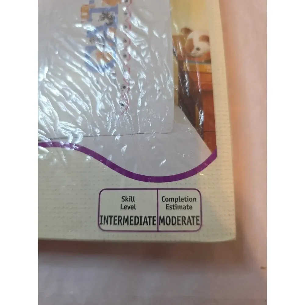 Janlynn Needlecraft Embroidery Stamped Pillowcases Set of 2 Cats #998-4004 NEW